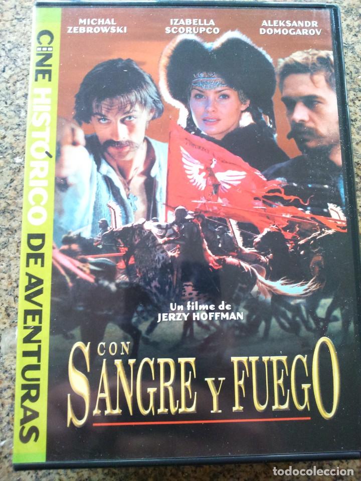 Kino: DVD -- CON SANGRE Y FUEGO -- CAJA FINA --