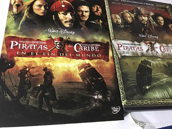 Cine: Piratas del Caribe 3 En en fin del mundo Edici&oacute;n Limitada dos Discos