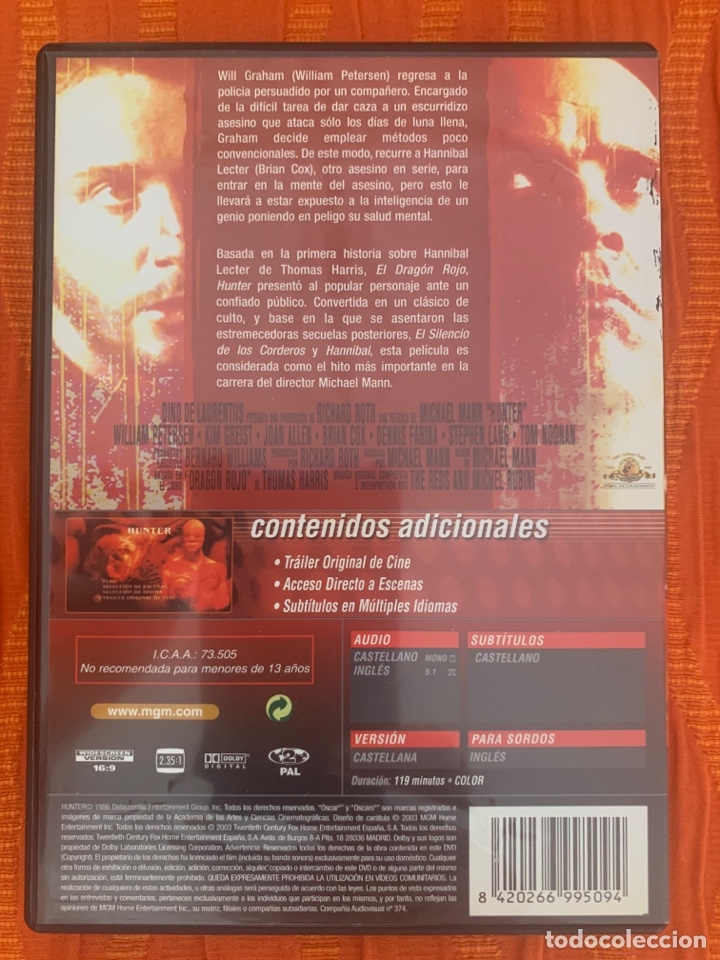 Cine: Hunter (Manhunter, Michael Mann 1986) - Foto 2