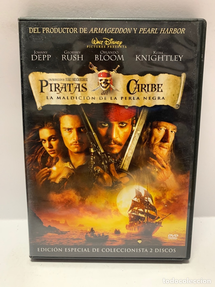 Kino: S244 piratas del caribe - la maldicion de la Perla negra DVD SEGUNDA MANO