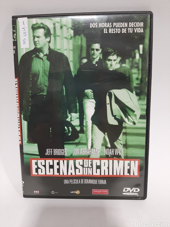 Cinema: DVR.1558 escenas de un crimen DVD METIDO EN SLIM con SLICOVER RECORTADO