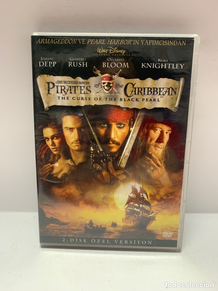Cine: VO24 pirates of the caribbean the curse of the black pearl DVD SEGUNDA MANO VERSI&Oacute;N EXTRANJERA