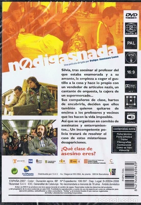 Cine: NO DIGAS NADA (PRECINTADO) - Foto 2