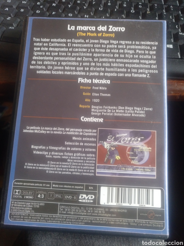 Cine: El zorro (versi&oacute;n muda) - Foto 2