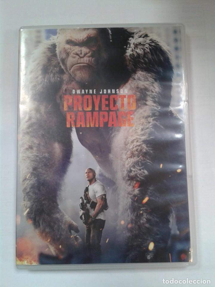 Cine: PROYECTO RAMPAGE. DWAYNE JOHNSON. DVD - Foto 1