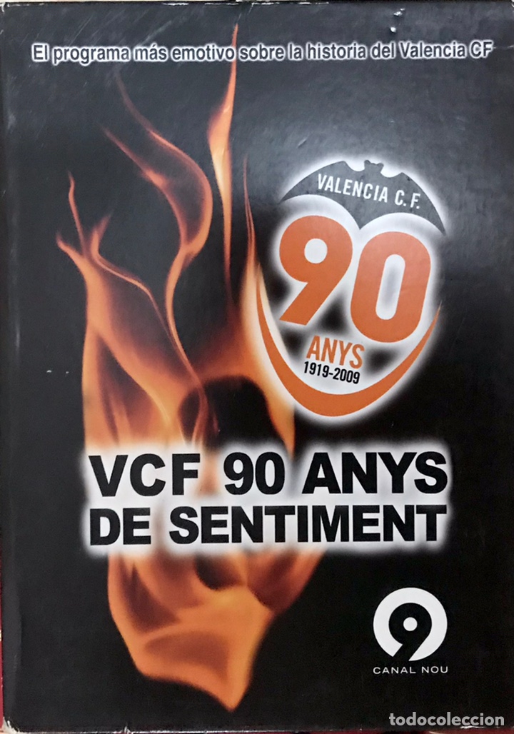 Cine: DOBLE DVD VALENCIA VCF 90 ANYS DE SENTIMENT HISTORIA FUTBOL CANAL 9 1919 2009 DOCUMENTAL ENTREVISTAS