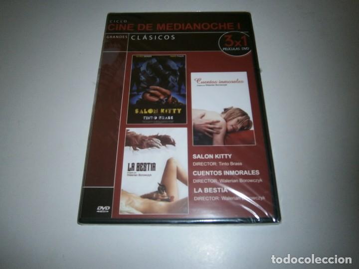 Cine: SALON KITTY / CUENTOS INMORALES / LA BESTIA DVD NUEVO PRECINTADO
