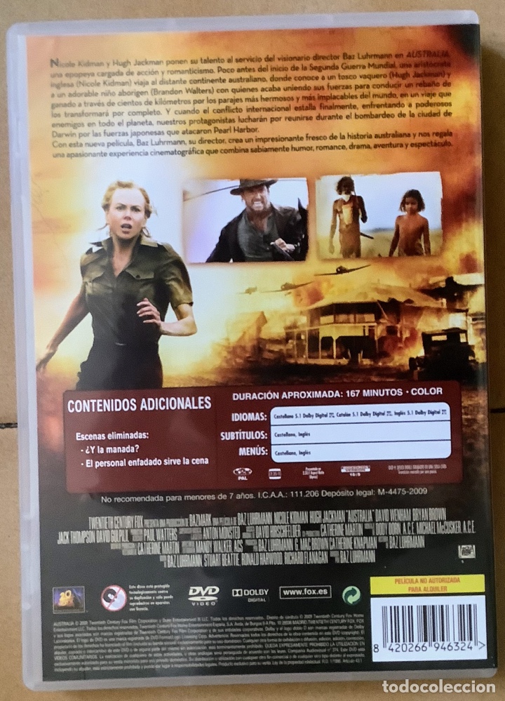 Cine: DVD &ldquo;Australia&rdquo; - Foto 2