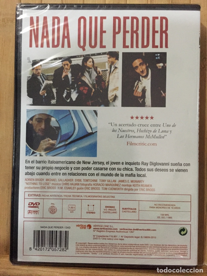 Cine: Nada que perder DVD - Precintado - - Foto 2