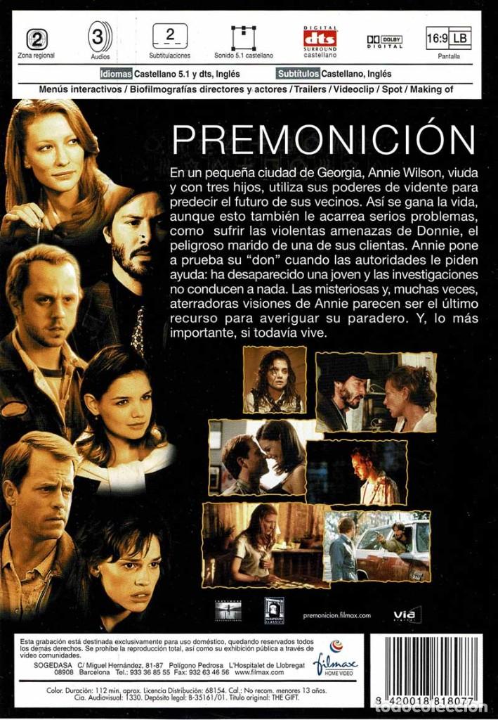 Cine: Premonici&oacute;n. DVD - Foto 2