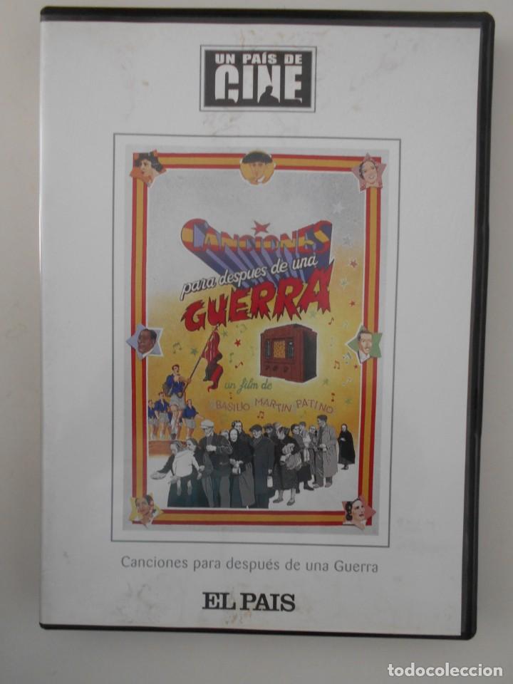 Cinema: CANCIONES PARA DESPUES DE UNA GUERRA. DVD DE LA PELICULA DE BASILIO MARTIN PATINO.