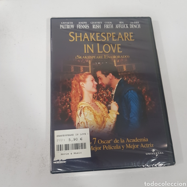 Cinema: ND183 Shakespeare in love-dvd NUEVO PRECINTADO