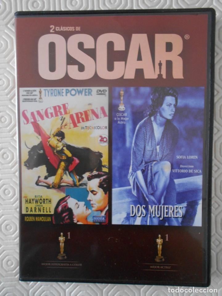 Cinema: 2 CLASICOS DE OSCAR. DVD CON 2 PELICULAS: SANGRE Y ARENA / DOS MUJERES.