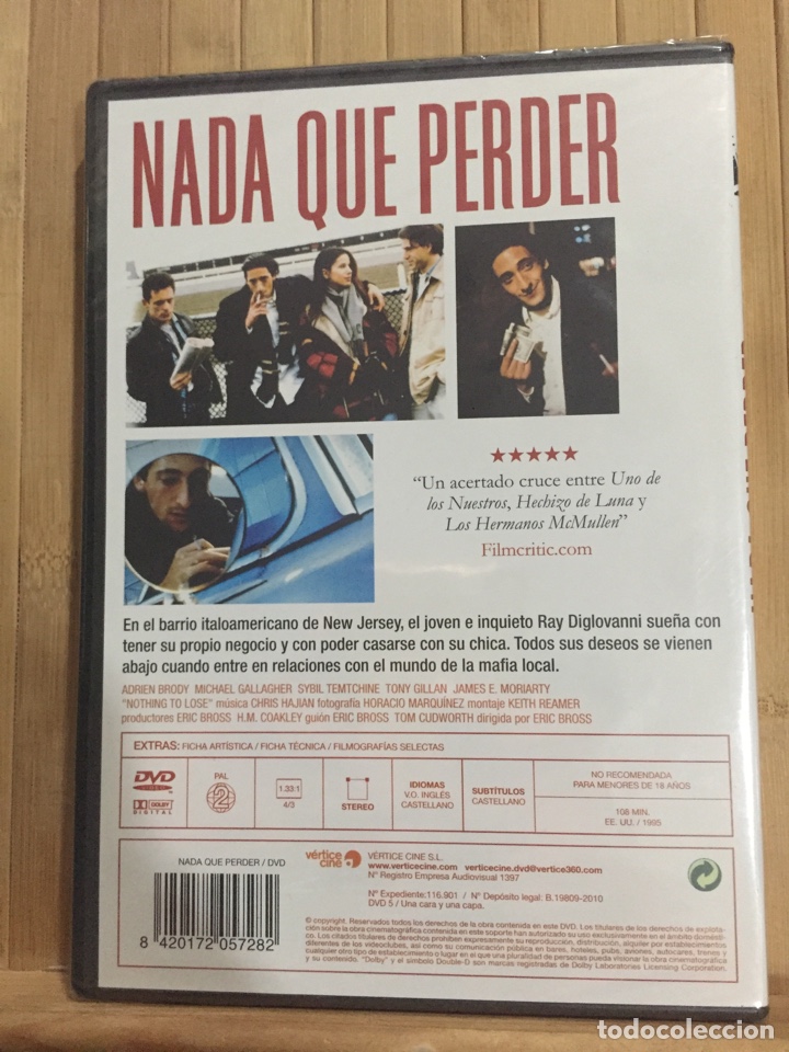 Cine: Nada que perder DVD - Precintado - - Foto 2