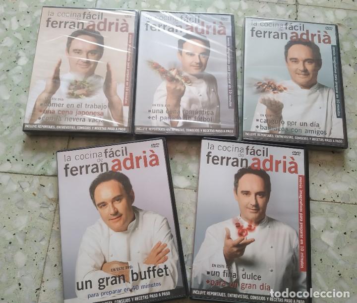 Kino: La cocina f&aacute;cil de Ferr&aacute;n Adri&aacute;. 5 DVD's. Men&uacute;s imaginativos para preparar en 10 minutos