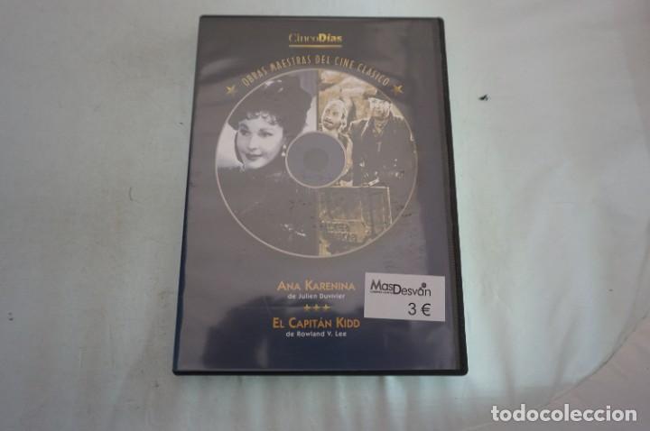 Cine: 12-B7/ 1 X DVD - 2 PELICULAS - ANA KARENINA - EL CAPITAN KIDD