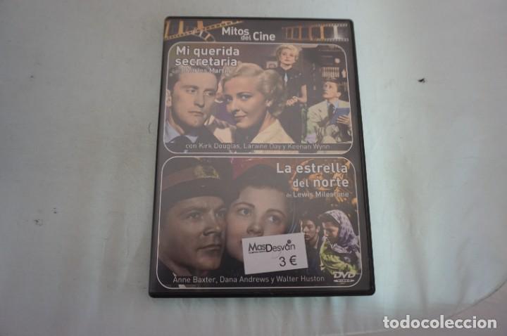 Cine: 12-B7/ 1 X DVD - 2 PELICULAS: MI QUERIDA SECRETARIA - LA ESTRELLA DEL NORTE