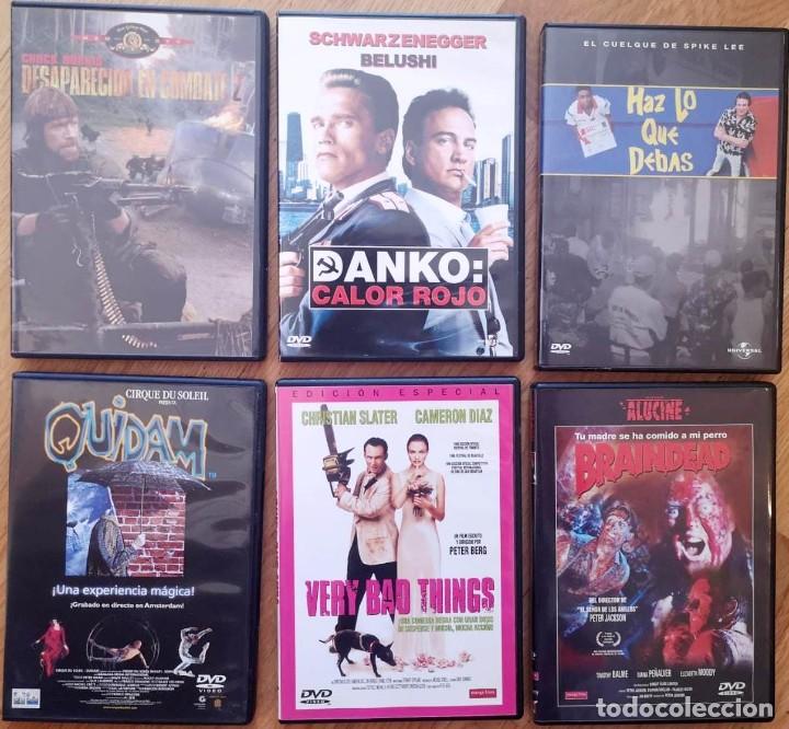 Cine: Pack 6 DVD&acute;s, colecci&oacute;n privada, sin uso, abiertos pero sin visionados, como nuevo, caja impecable.