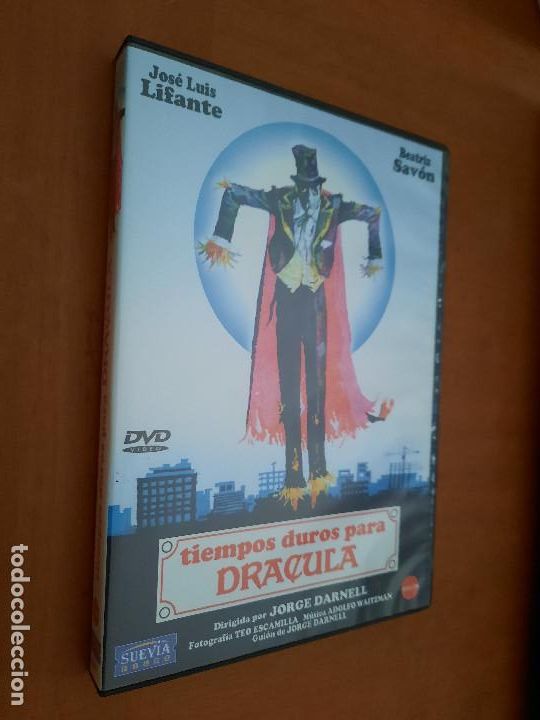 Cine: TIEMPOS DUROS PARA DR&Aacute;CULA. JORGE DARNELL. JOSE LUIS LIFANTE. BEATRIZ SAV&Oacute;N. DVD EN BUEN ESTADO