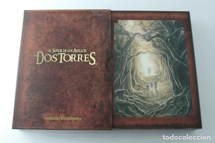 Cine: DVD EL SE&Ntilde;OR DE LOS ANILLOS LAS DOS TORRES VERSION EXTENDIDA - Foto 1