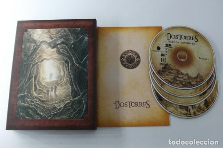 Cine: DVD EL SE&Ntilde;OR DE LOS ANILLOS LAS DOS TORRES VERSION EXTENDIDA - Foto 2