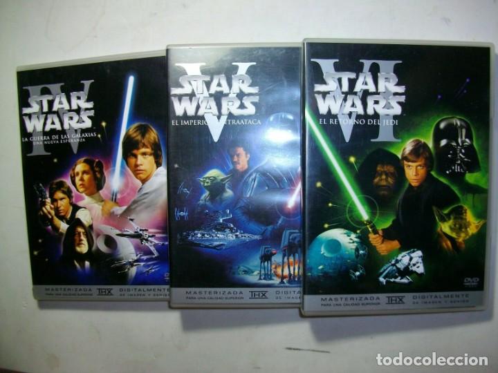 Cine: STAR WARS LA TRILOGIA EPISODIOS IV, V y VI en 3 DVD