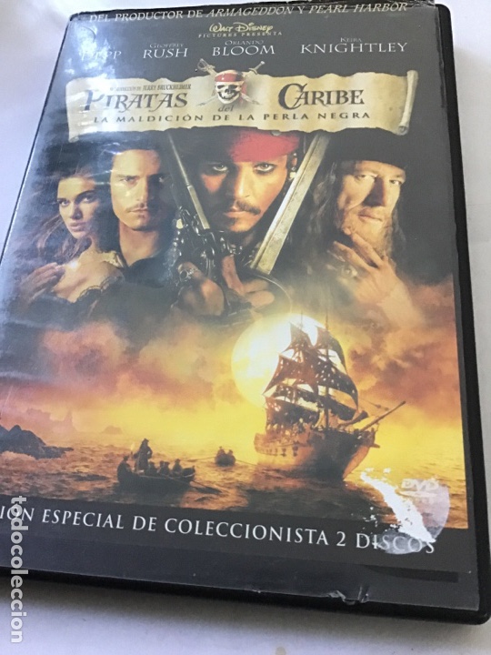 Cine: Piratas del Caribe La maldici&oacute;n de la Perla Negra Solo contiene Un disco La pel&iacute;cula