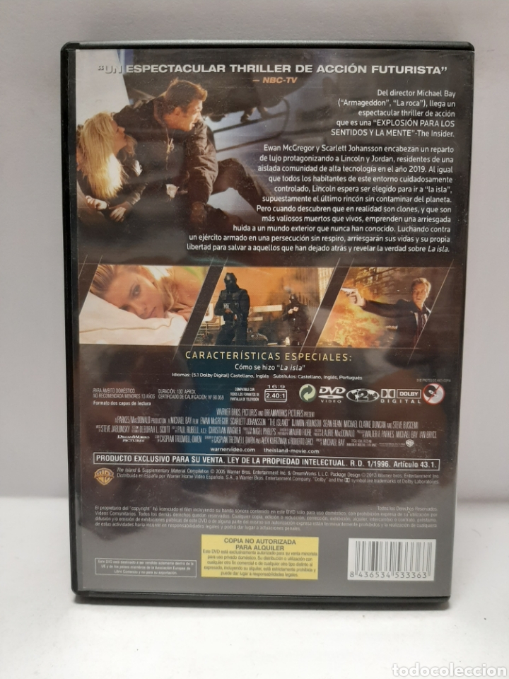 Cine: S446 la isla- DVD COMO NUEVO - Foto 2