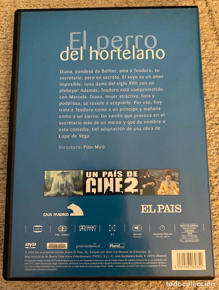 Cine: DVD El perro del hortelano - Foto 2