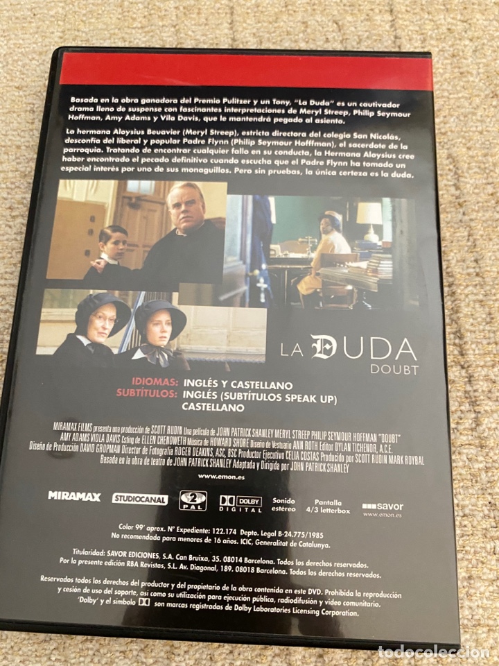 Cine: DVD La duda - Foto 2