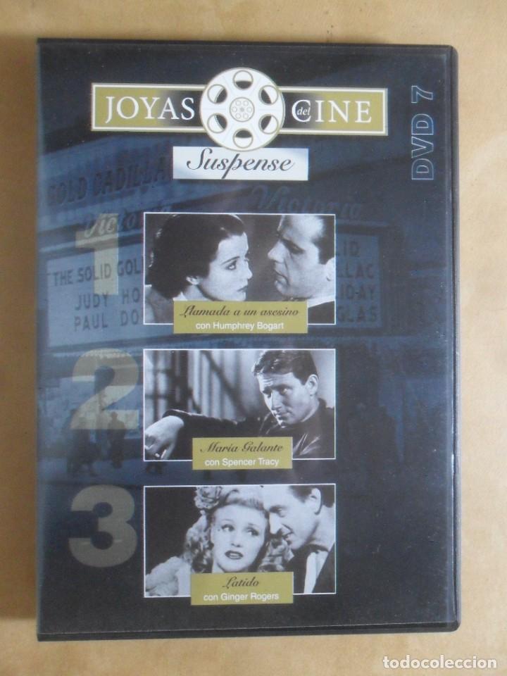 Cine: DVD - JOYAS DEL CINE N&ordm; 7 - SUSPENSE - LLAMADA A UN ASESINO / MARIA GALENTE / LATIDO -
