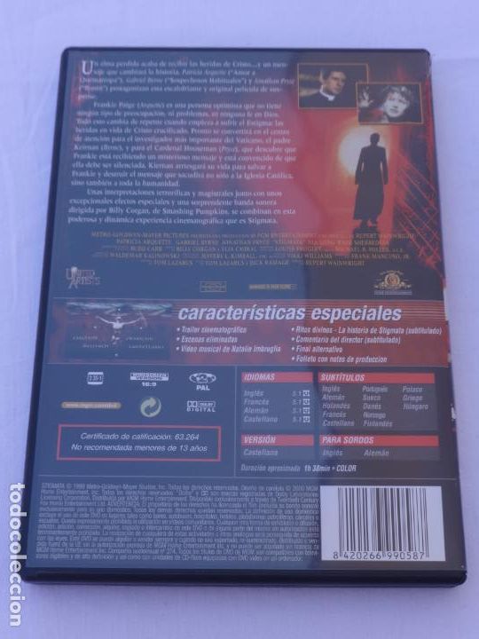 Cine: STIGMATA. DVD - Foto 2