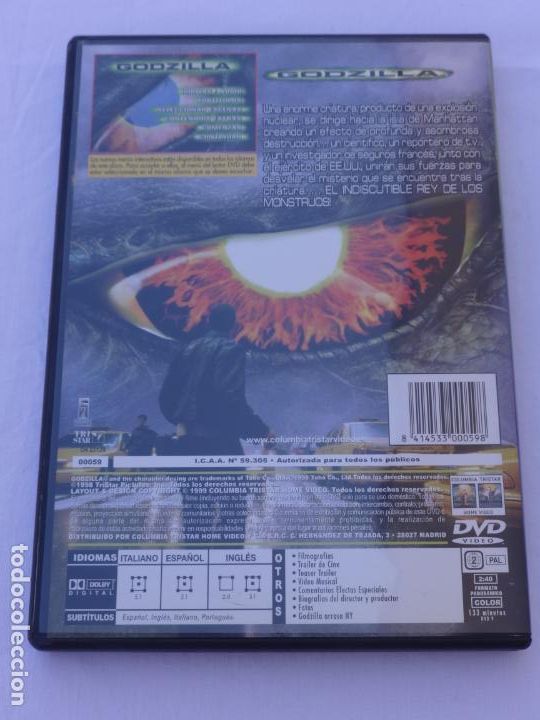 Cine: GODZILLA. DVD - Foto 2