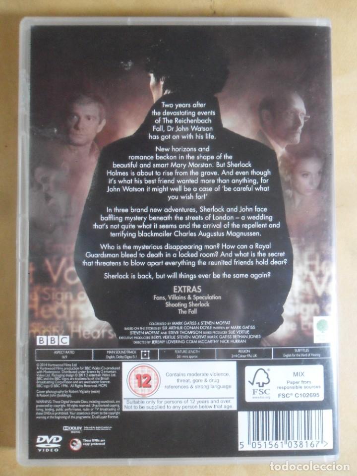 Cine: 2 DVD - SHERLOCK, COMPLETE SERIES THREE - BENEDICT CUMBERBATCH / MARTIN FREEMAN - - Foto 3