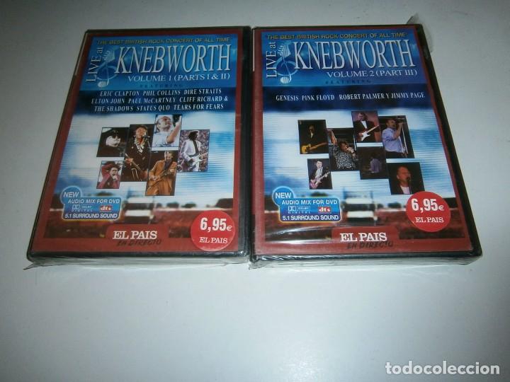 Cin&eacute;ma: LIVE AT KNEBWORTH VOL 1 (PARTS I Y II) Y VOL 2 (PART III) DVD NUEVO PRECINTADO