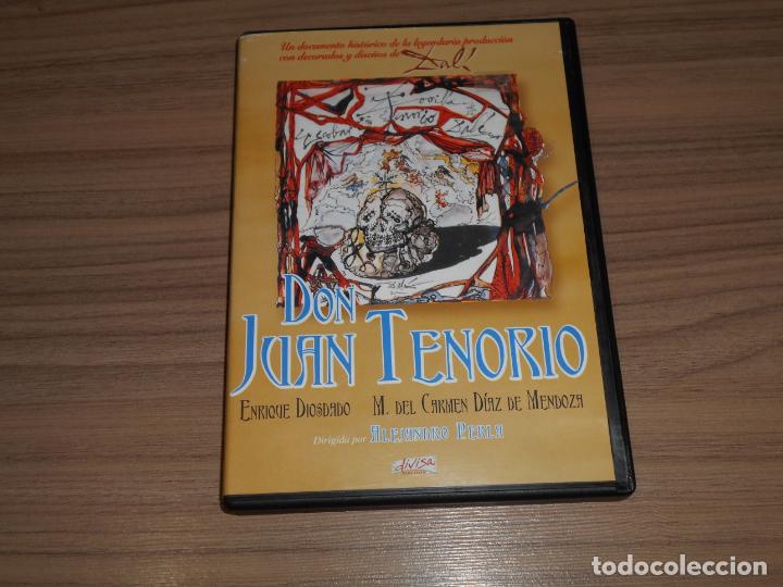 Cine: DON JUAN TENORIO DVD de ALEJANDRO PERLA Erique Diosdado con decorados de DALI Como NUEVA