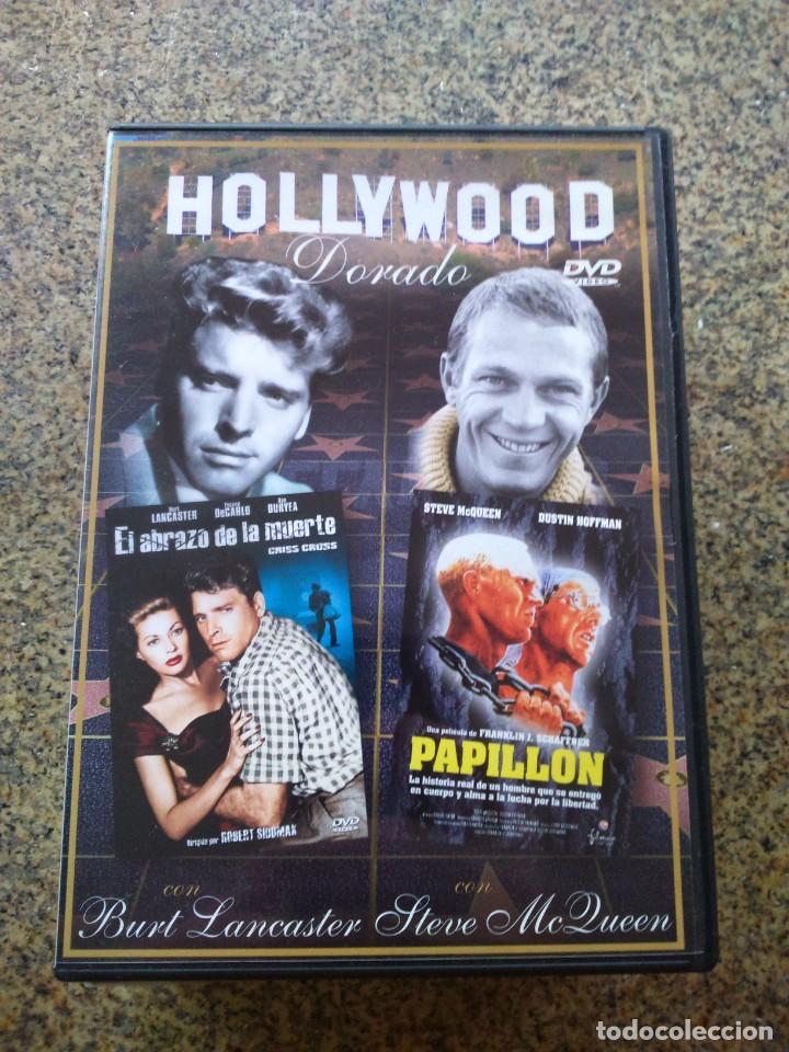 Cin&eacute;ma: DVD -- EL ABRAZO DE LA MUERTE / PAPILLON -- HOLLYWOOD DORADO --