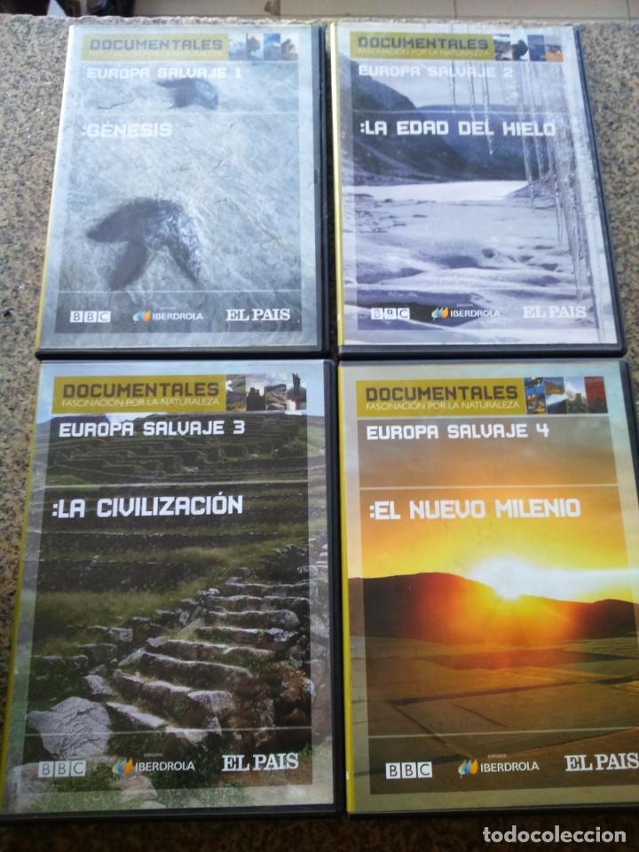 Cine: DVD -- EUROPA SALVAJE N&ordm; 1, 2, 3, 4 -- BBC - DOCUMENTALES --