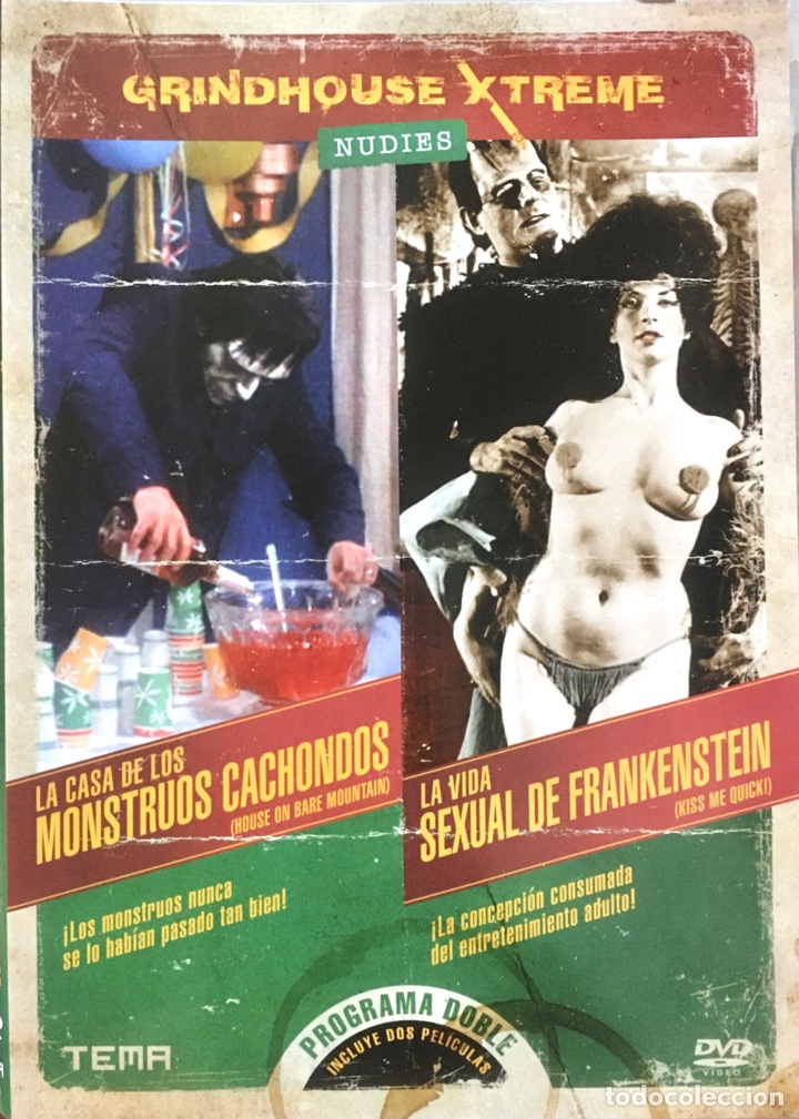 Cine: La Casa de los Monstruos Cachondos / La Vida Sexual d&eacute; Frankenstein DVD