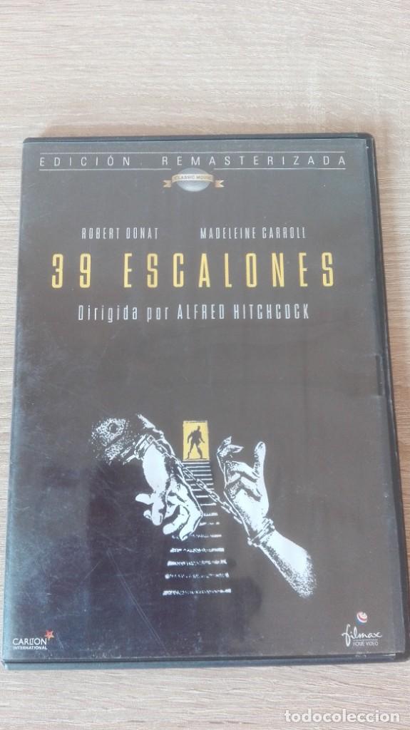 Cine: 39 ESCALONES-EDICI&Oacute;N REMASTERIZADA-DVD-ALFRED HITCHCOCK-FILMAX HOME VIDEO-A&Ntilde;O 2000.
