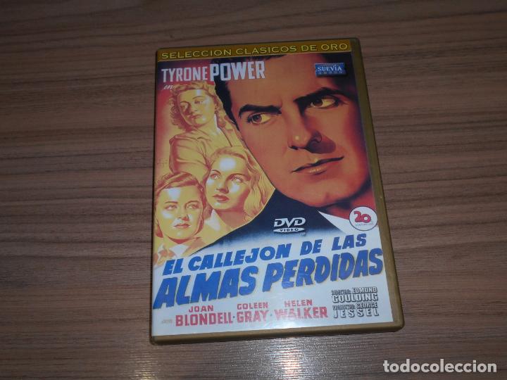 Cine: el CALLEJON de Las ALMAS PERDIDAS DVD Tyrone Power COMO NUEVA