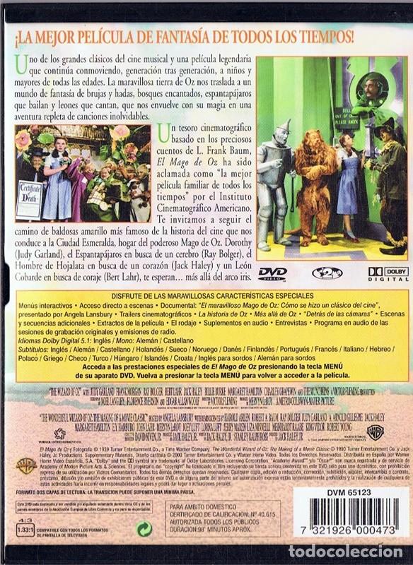 Cine: EL MAGO DE OZ ( FORMATO SNAPCASE) - Foto 2