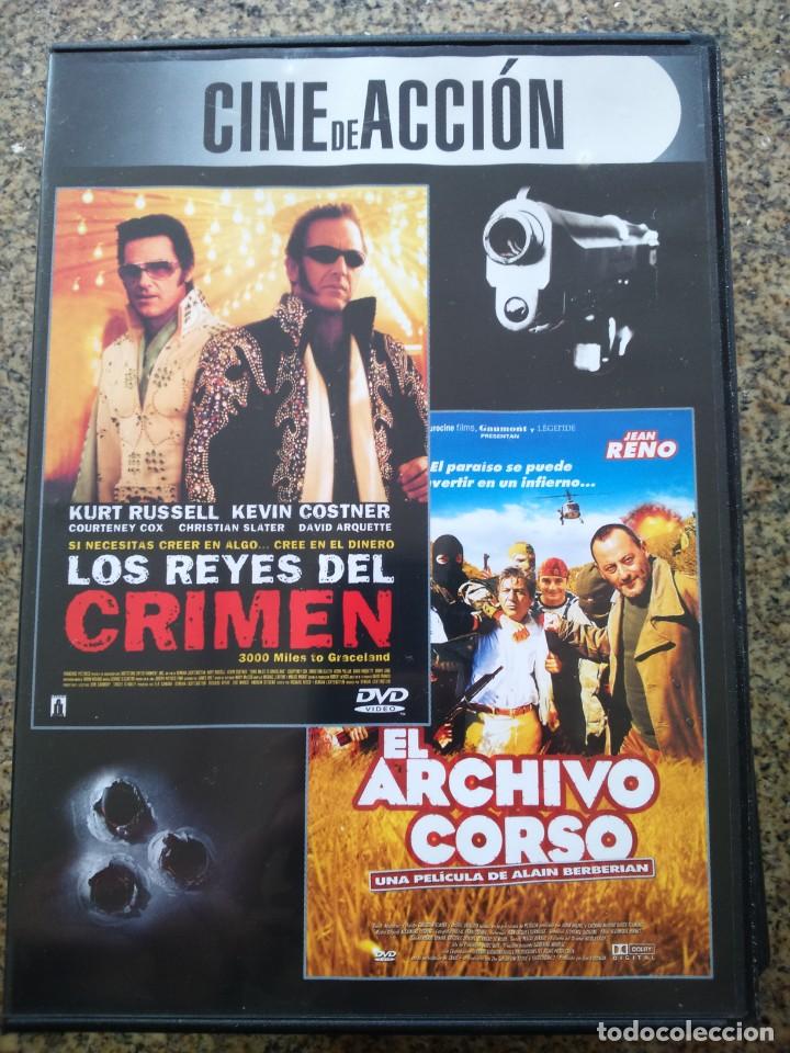 Cine: DVD -- LOS REYES DEL CRIMEN / EL ARCHIVO CORSO -- CAJA FINA --