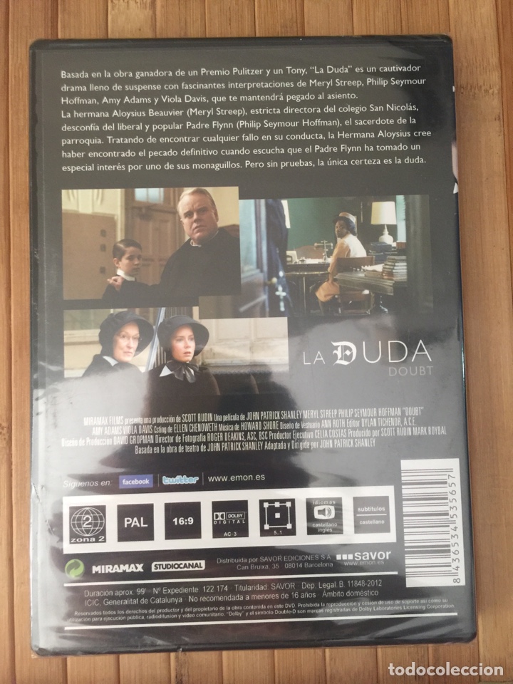 Cine: La Duda DVD - precintado - - Foto 2