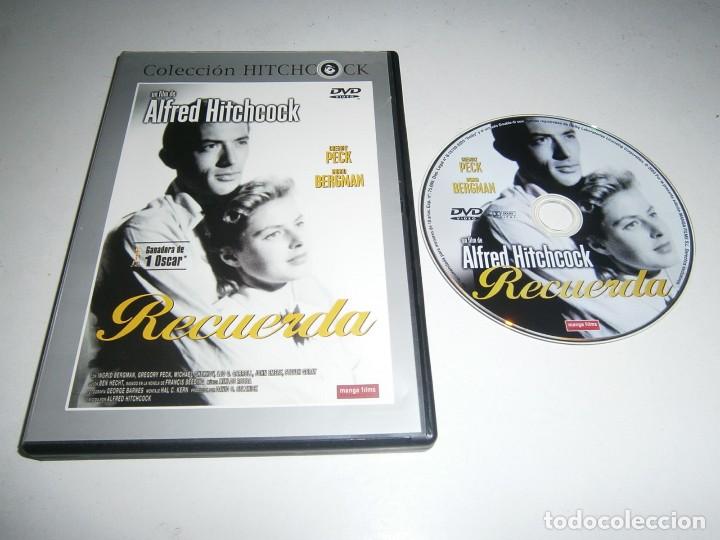 Cine: RECUERDA DVD A. HITCHCOCK G. PECK I. BERGMAN