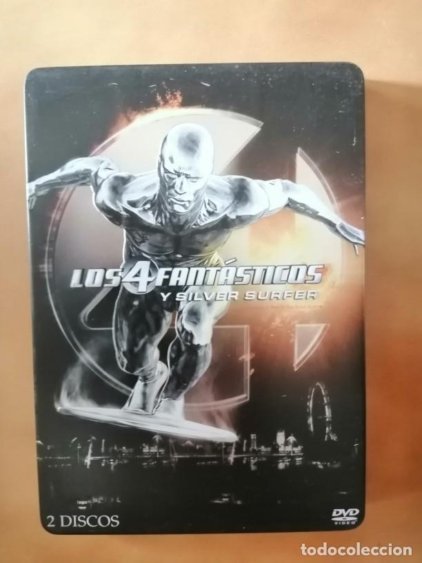 Cine: DVD STEELBOOK LOS 4 FANTASTICOS Y SILVER SURFER EDICION ESPECIAL 2 DISCOS MARVEL COMICS