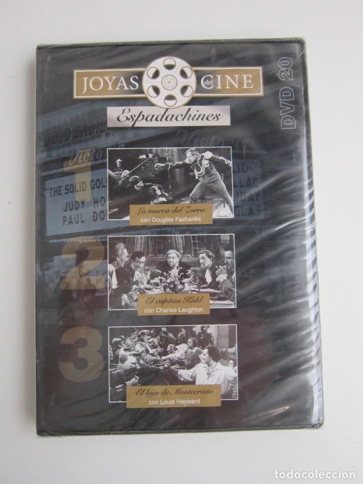 Cinema: JOYAS DEL CINE. DVD. ESPADACHINES.LA MARCA DEL ZORRO.EL CAPITAN RIDD.EL HIJO DE MONTECRISTO