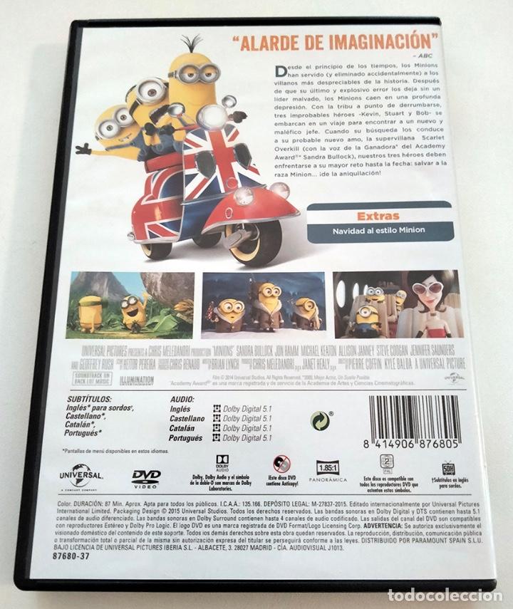Cine: DVD LOS MINIONS. NUEVO. - Foto 2