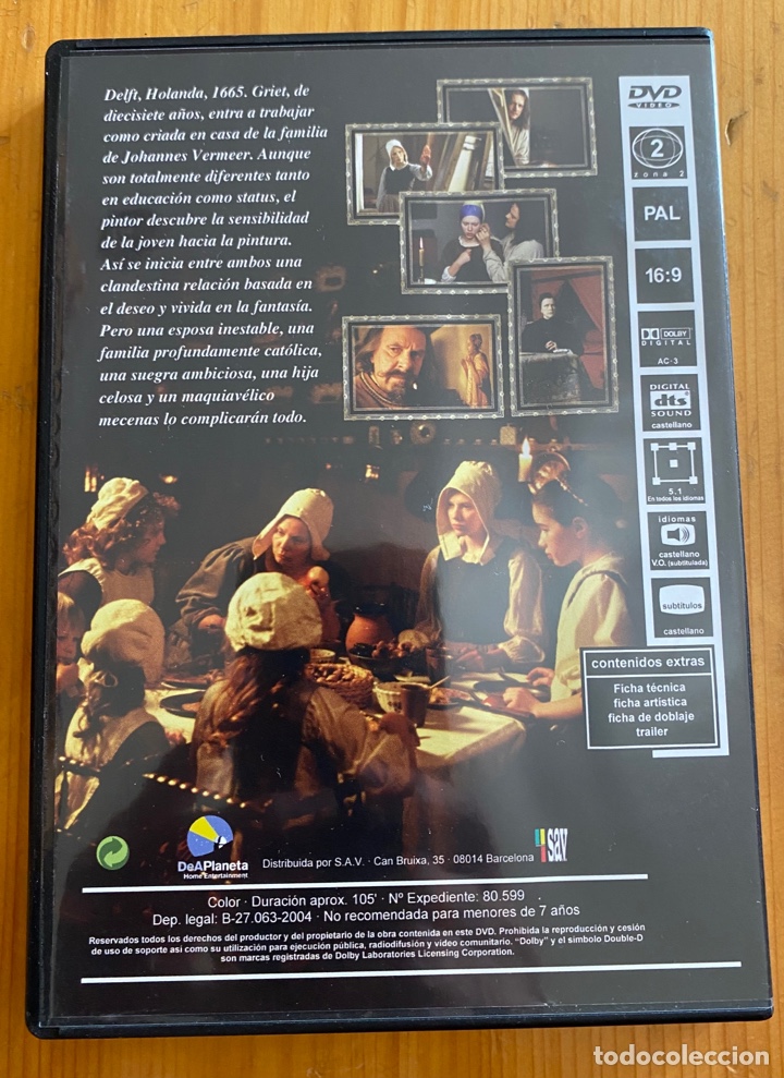 Cine: DVD La joven de la perla - Foto 2