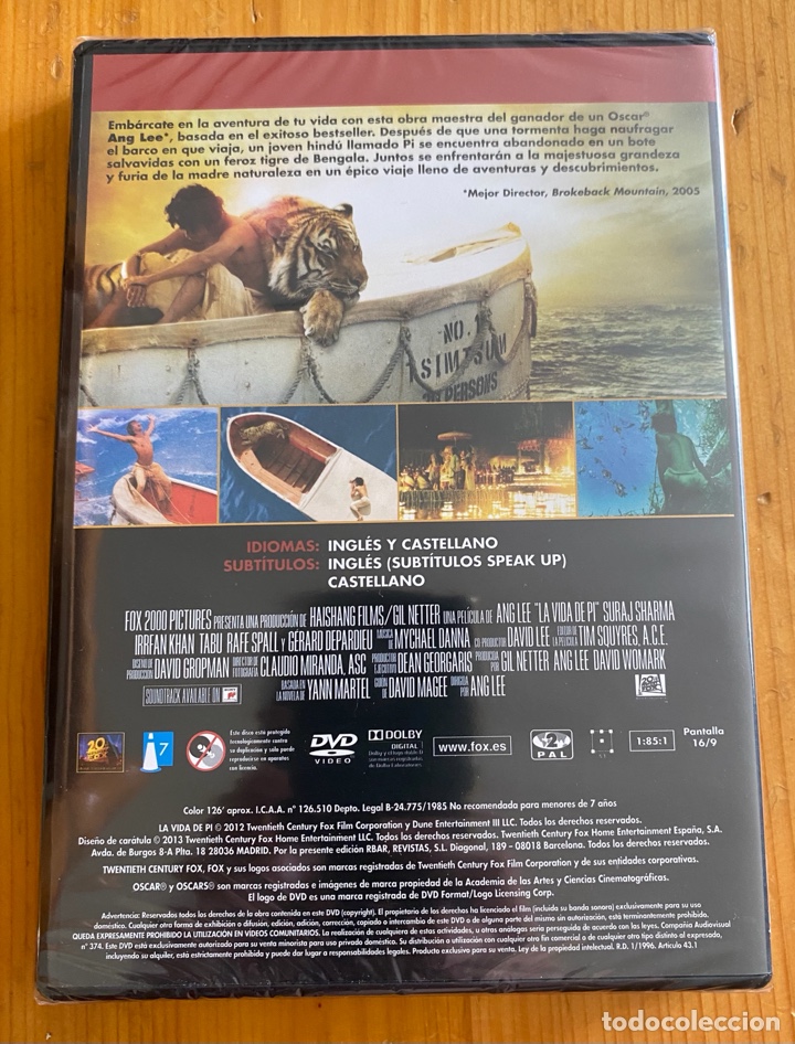 Cine: DVD La vida de Pi - Foto 2